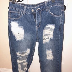 Forever 21 Ripped Jeans
